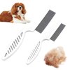 Magic Pet Comb Flea Comb for Dogs and Cats Multifunctional Pet Hair Comb Flea and Tear Stain Removal Magic Flea Brush and Tear Stain Comb Pet Supplies Remove Knots Crust Mucus