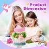 Hasviey Terrarium Kit for Kids, Light Up Unicorn Toys for Girls 6-8, DIY Kids Arts and Crafts Kit with Remote Control, Preschool Learning & Education Science Kits & Toys, Gift Ideas for Birthday Xmas