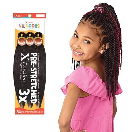Outre Xpression Lil Looks 3X PRE STRETCHED CALMING BRAID 32" (5-Pack, 2)