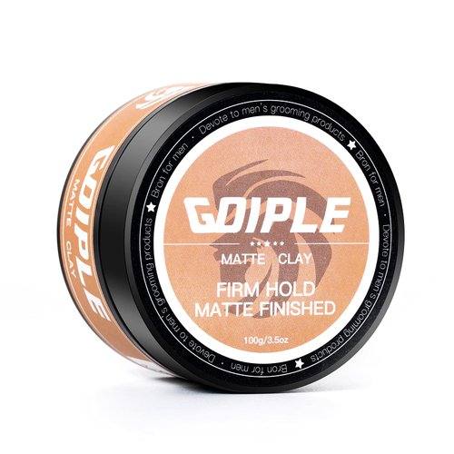 Hair Styling Clay, Matte Finish Hair Paste for Men, Water Based Matte Texture, Clay Pomade Ideal for All Men's Hair Types 100g (3.5oz)