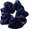 Blue Hair Band Scrunchie Cute Glitter Princess Star Adult Hair Ornament Elegant Ladies Girls Hair Accessories Easy Hair Arrangement Hair Scrunchie Popular Fashion Hair Elastics and Ties