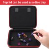 Bavel DND Dice Case with Detachable dice sponge and tray, D6 D20 Dice Set Case for Dungeons and Dragons RPG MTG Table Games