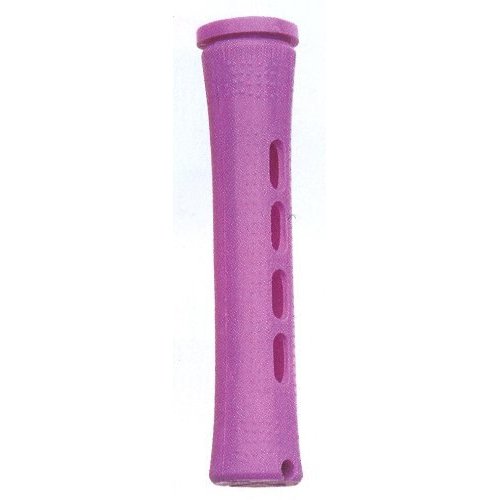 Diane Long Cold Wave Rods with Rubber Bands for Hair Curling and Perm Styling - Orchid - DCW3 - 3 Dozen (36 pcs)