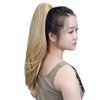 SYXLCYGG Clip in Ponytail Hair Clip Claw Blonde Ponytails Extension Straight 18" 4.3 OZ Synthetic Like Real Fake Hair piece Yaki Easy To Use Fluffy Yaki