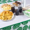 BLUE PANDA 3 Pack Tropical Leaves Tablecloth for Hawaiian Luau, Safari Birthday Party Decorations, Baby Shower (54 x 108 in)