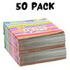 50 Pack Fiesta Napkins for Cinco De Mayo Party Supplies Mexican Fiesta Disposable Lunch Paper Napkins Kids Birthday Taco Tuesday Table Mexican Party Decorations by 4E's Novelty