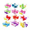 colorbopop Bulk Mini pop Bubble Keychain Fidget Present,Bee Party Favors,Classroom Students Boys Girls Birthday Small Gifts