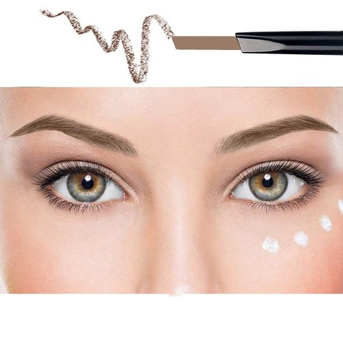 ANIFER Soft Eyebrow Pencil Blonde Waterproof Smooth Natural Cruelty Free (Light brown #4)