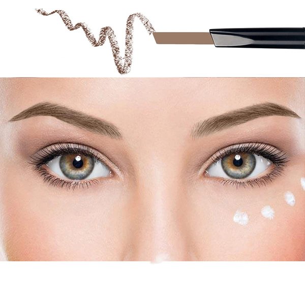 ANIFER Soft Eyebrow Pencil Blonde Waterproof Smooth Natural Cruelty Free (Light brown #4)