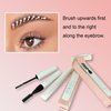 Fulash Brow Gel, Eyebrow Glue, Eyebrow Setting Gel for Grooming, Defining & Separating, Long-Lasting, Vegan & Cruelty-Free for Women, Gifts for Mom, Clear 7ML