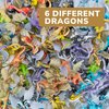 Bulk Toys - 2 Inch Dragon Toys - 48 Pcs Dragon Playset for Party Favors - Pinata Stuffers - Goodie Bag Supplies - Bulk Gifts for Kids - Vending Machine Toys - Easter Gifts for Kids