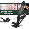 VANWIN Nail Clippers for Men, 2024 New Wide Jaw Toenail Clippers for Thick Nails for Seniors, Angled Head Toe Nail Clippers with Catcher, Ultra Sharp Nail Cutter Fingernail Clipper for Women Black