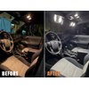 AUTOGINE Super Bright 6000K White LED Interior Light Bulbs Kit Package for 2007-2019 2020 2021 Toyota Tundra + Install Tool