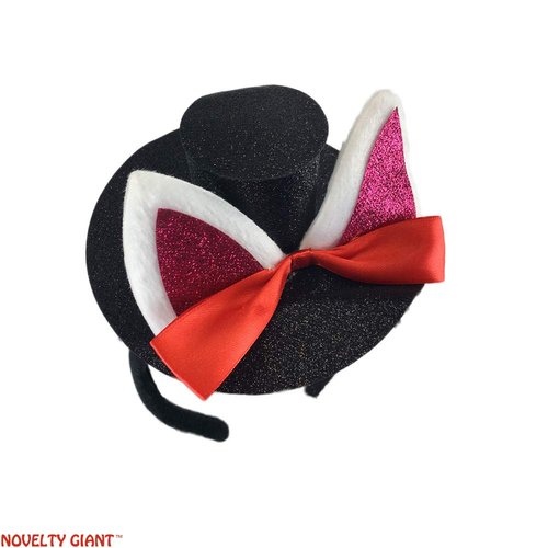 Cat Ear Mini Top Hat Headband