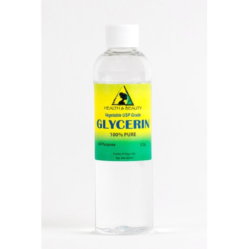 Glycerin Vegetable Oil USP Grade by H&B Oils Center Natural Fresh 100% Pure 5 oz