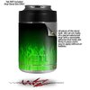 Fire Green - Decal Style Skin Wrap fits Yeti Rambler Colster and RTIC Can (Cooler NOT Included)