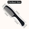 Detangling Hair Comb for Women Men, Wide Tooth Comb Detangles Thick Curly Wavy Hair Wet and Dry Long Handle Hair Comb for Shower