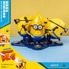 Minions Despicable Me 4 Toys,5.1 Inch Mega Gus Action Figures,6 Interchangeable Expressions and Rotatable Head Minion Model Kits，Gifts for Kids Ages 8 Years & Older