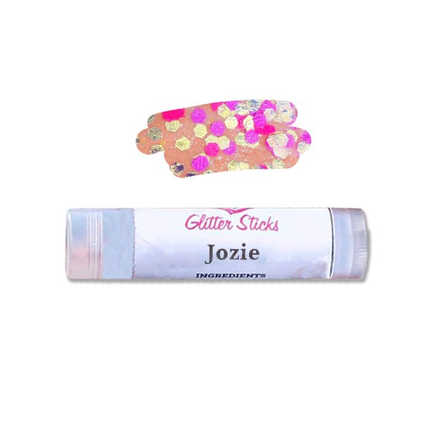 Creative Faces Chunky Glitter Stick - Jozie, Easy to Apply, Cosmetic Grade Polyester Glitter (3.5 gm/4.5 ml), Great to Sparkle up Your Face, Body, Hair & Face Paint Designs
