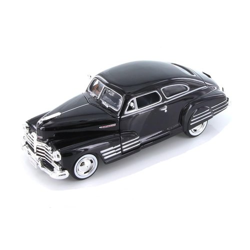 1948 Chevy Aerosedan Fleetline Black 1/24 Diecast Model Car by Motormax 73266blk
