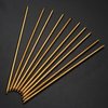 Beaupretty 10pcs Hair Sticks Vintage Metal Copper Hairpins Shawl Pins with Hole for Women