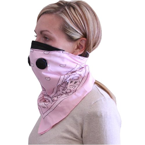 Bandana Style Dust Mask Pnk