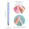 GINCEVHY 4 PCS Morandi Color Retractable Paper Cutter Pen, Craft Art Ceramic Blade, Safety Hobby Knife with Precision Blade for School and Home