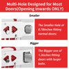 Portable Door Lock 2Pack Extra Lock for Additional Privacy and Safety in Home,Hotel and Apartment,Prevent Unauthorized Entry,Protect Family Security in Traveling,Home,Bedroom,Hotel,Apartment,AirBNB