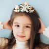 Kilshye Boho Starfish Hair Comb Tiaras Silver Beach Seashell Hair Accessories Pearl Princess Crown for Girls