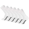 Men's Women Diabetic Loose Top Therapeutic Anti Slip Non Skid Gripper Soft Cotton Full Cushioned Crew Socks (US, Numeric, 9, 11, Regular, Regular, White - 6 Pair)