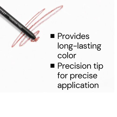 CONTEXT SKIN Dual Lip Pencil for Precision Lip Liner Application | Creamy Formula for Gorgeous Lips | Blendable Dual Ended Design in Locked In & Forever Free | Cruelty Free Makeup | 2 x 0.5g