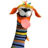 Knitted Hand Puppet with Movable Mouth- Colorful Girl and Boy Puppets - Fun Puppet for Kids - Theatre Sock Puppet for Toddlers- Handmade Educational Children Puppet Animals (Dog)
