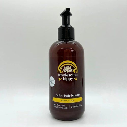 Wholesome Hippy Glow Body Bronzer - Face & Body Bronzer 8oz