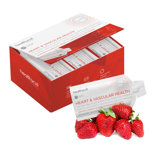 Healthycell Heart & Vascular Health, CoQ10, Omega-3, Resveratrol, Vitamin K2, Beet Root, Grape Seed, MICROGEL (30 Gel Packs)
