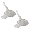MY MIRONEY 2Pcs Clear Action Base Action Figure Stand Display Stand 1/100