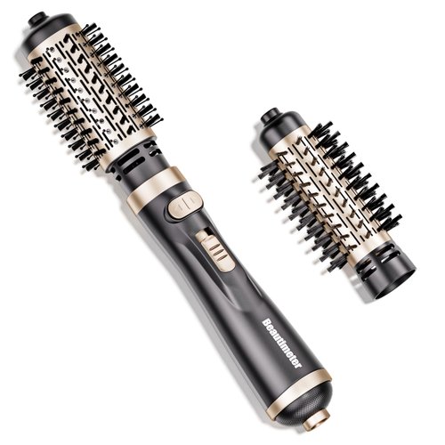 Beautimeter® 3-in-1 Hot Air Styler: Rotating Blow Dryer Brush with 2-Inch and 1.5-Inch Brushes