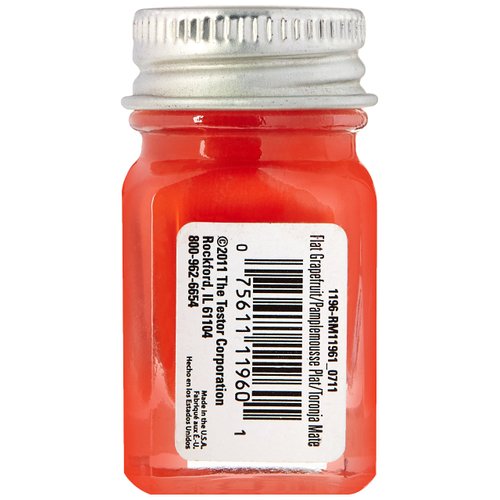 Testors Enamel Paint Open Stock .25oz-Grapefruit Flat