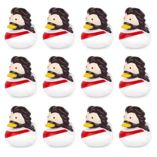 Hagusahuo 12PCS Little Jesus Rubber Ducks, Ducks for Jeeps Mini Jesus Jeep Ducks for Ducking, Bath Toy Gifts Jesus Party Favors for Kids, Churches Christian Decoration