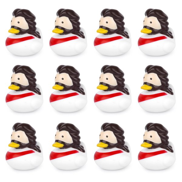 Hagusahuo 12PCS Little Jesus Rubber Ducks, Ducks for Jeeps Mini Jesus Jeep Ducks for Ducking, Bath Toy Gifts Jesus Party Favors for Kids, Churches Christian Decoration