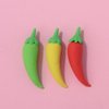 KUNFOWL 18 Pack Mini Chilli Erasers for Kids, 3D Puzzle Erasers for Boys and Girls, Fun Erasers for School Supplies Prize Gifts Party Favors (Chilli)
