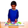 Excellerations Translucent Alphabet Construction Set, 100 Pieces, Early Language, Pre-Writing, Educational Toy, Building, Manipulatives, Ages 3 Years and Up