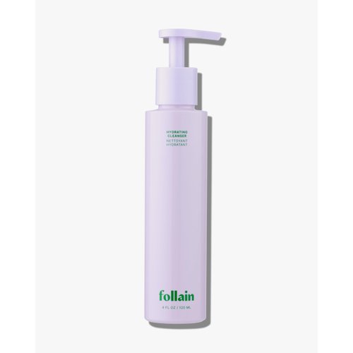 Follain Hydrating Cream-to-Lather Gentle Facial Cleanser for Dry Sensitive Skin | BHA-Alternative Willowbark, Rosehip Oil, Glycerin - Non-Stripping- Clean Beauty, Vegan & Cruelty-Free