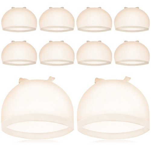 HD Wig Cap, IKOCO 8 Pcs Transparent Wig Cap for Lace Front Wig Thin Stocking Caps for Wigs Sheer ...