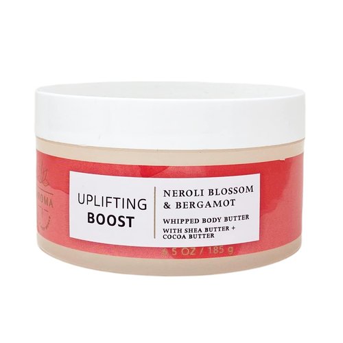 Bath & Body Works Aroma Uplifting Boost NEROLI BLOSSOM & BERGAMOT Whipped Body Butter - 6.5 oz / 185 g