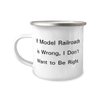Model Railroads Gifts For Friends, If Model Railroads is Wrong, I Don, Brilliant Model Railroads 12oz Camper Mug, From Friends, Model trains, Train sets, Toy trains, Kids train set, Electric train