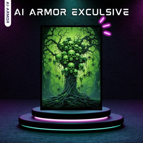 MTG (Green/Black Tree of The Dead) - 100ct Matte TCG Art Card Sleeves by Ai Armor