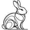 Dopetattoo 6 sheets Temporary Tattoos for Men and Women Bunny Rabbit Temporary tattoo for Women Neck Arm Chest for Woman