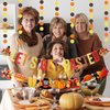 LEESKY Lets Get Basted Banner Thanksgiving Party Banner Decorations - Lets Get Basted Decoration Thanksgiving Party Decorations Friendsgivin Decor Funny Thanksgiving Decorations