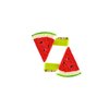 2PCS Triangle Watermelon Hair Clips for Women Girls Bangs Side Hairpins Funny Barrettes Duckbill Hair Accessories