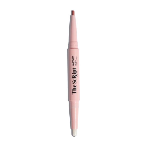 Half Caked The Script Primer + Lip Liner - Dual-Ended, Retractable Lip Conditioner and Waterproof Gel Lip Liner - Vegan & Cruelty-Free, 0.11g (Half Life)